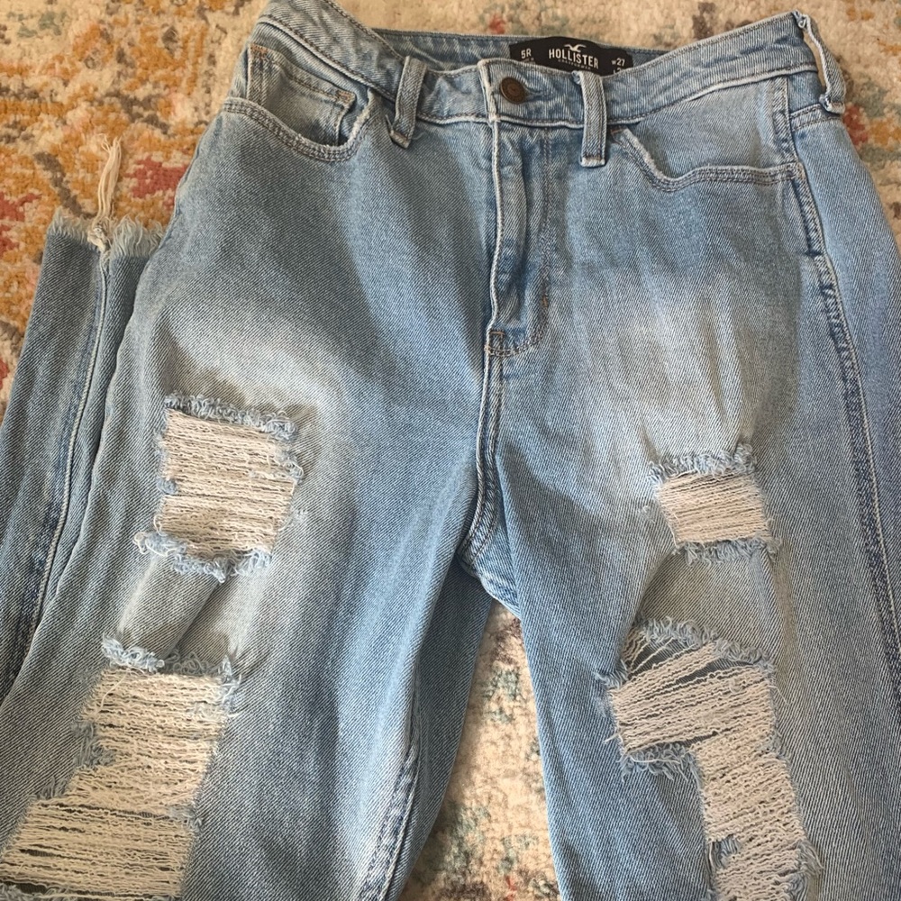 Hollister high rise mom jeans